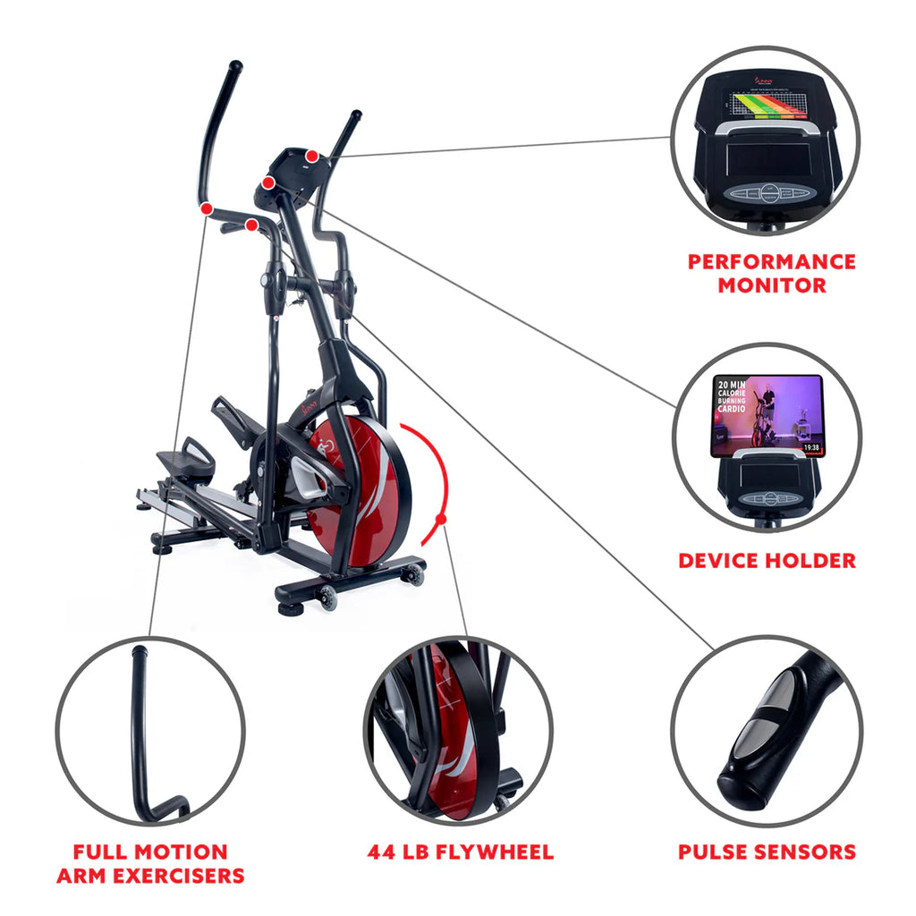 Stride Elliptical Machine Magnetic Fitness
